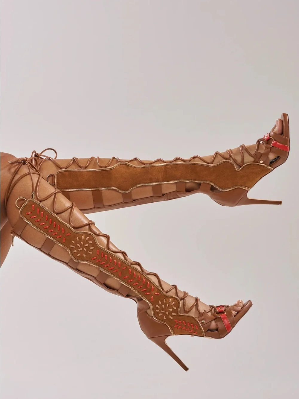 NWOB! AZALEA WANG SHAI TAN GLADIATOR